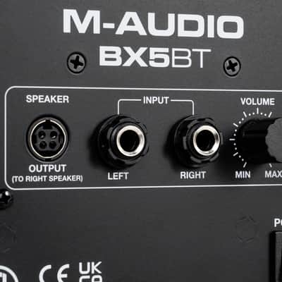 M-Audio "BX5 BT" Compact DSP-Enhanced, Powered Desktop Studio Monitors (Pair) with Bluetooth and App Control image 4