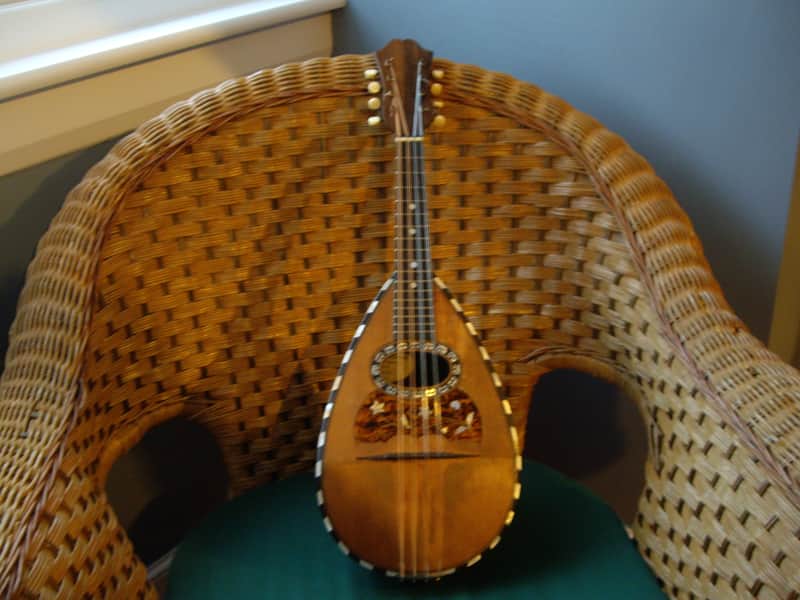 Francesco Salome Fabrica Di Mandolini Neapolitan Bowl-Back Mandolin - Natural image 1