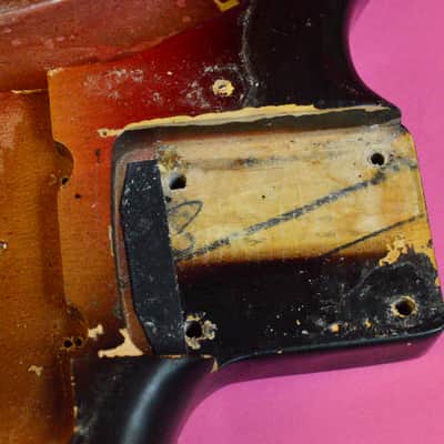 Vintage 1963 Fender Jazzmaster Body - Original Finish, No Overspray - 4lbs - Killer PRE-CBS Project! image 4