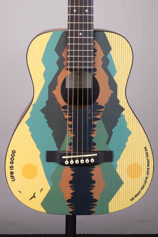 Martin LX1 Life is Good Acoustic Guitar - Spruce Top, Travel Size, Includes Case image 1