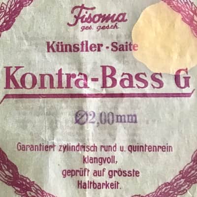Lenzner Fisoma Gut Double Upright Bass Strings G & D image 8