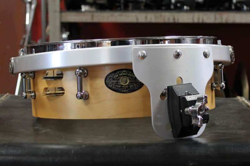 Montineri Custom Drums 4x12 Tamborine Snare Drum in Natural Finish image 1