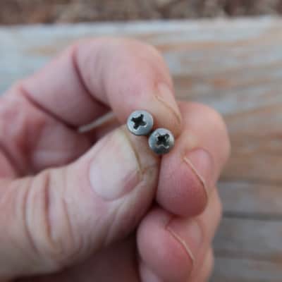 Fender Telecaster 1974 Control Plate Screws (2) image 3