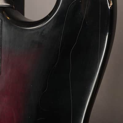 Hofner 176 Deluxe 1960s - Ruby Shaded w white headstock image 17