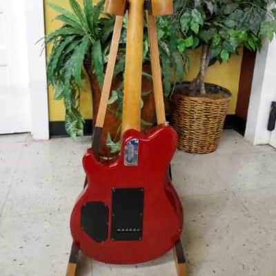 Ernie Ball Music Man AXIS SPORT 1998 RED HH MAPLE TREM image 5