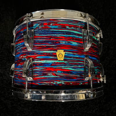 Ludwig 3ply Maple 13/16/20 1969 - Psychedelic Red image 2