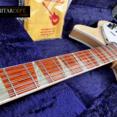 ♚ PRISTINE ♚RARE♚Vintage 1995 RICKENBACKER 360 V64 12 String ♚ MAPLEGLO ♚C63♚ TOASTERS♚30 Yrs! image 4