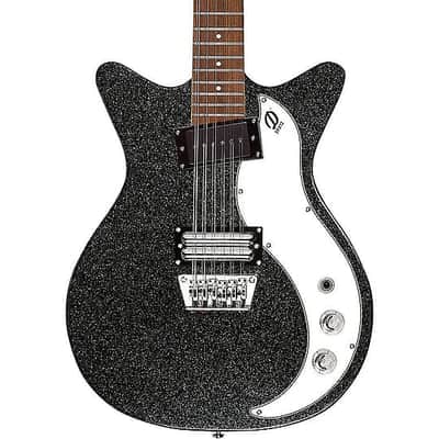 Danelectro D59X12-Black Metalflake image 2