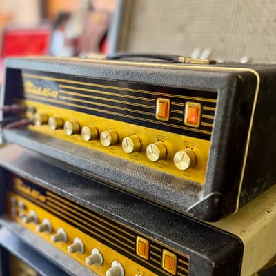 Klemt Echolette BS-40 tube guitar bass amplifier c 1965 - GOLD original vintage valve amp image 3