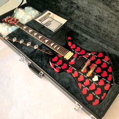 🧧SALE!🧧🖤 Hide black heart ♥️ PSYCHOVISION Fernandes Burny hide Model Memorial Mockingbird MG-155 BK 黑心 松本秀人 結他 吉他 guitar 。 Yellow Heart be@rbrick 黑心 HEADWAX hide MUSEUM Since 2000 MG Jr HY 450x 420s 165x 180 70 280 360 X japan 黃心 Green heart 🩵👑🎇🕊️ image 1
