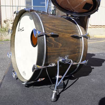 Sonor/German Phonic Series 3pc Pure Beechwood Jazz Shell Pack - Ebony Oil Finish | 60's/70's Vintage 13", 16", 20" image 11