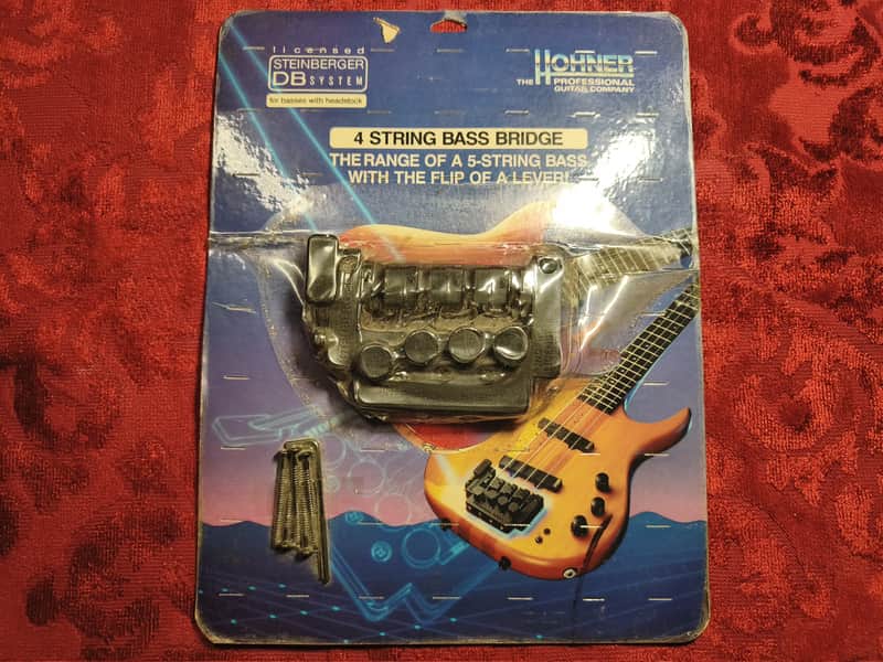 NOS Hohner Steinberger DB System Bass Bridge - For Basses with Headstock - D-Tuner - 80s - Mint/Sealed image 1