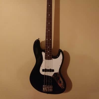 NOS Fender Japan JB62SS '62 Jazz Bass Black Smart Size Shorter Scale than Mustang w/Gigbag image 1