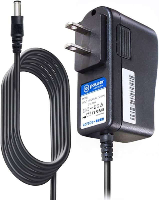 9V Charger for Dunlop Crybaby 535Q Multi Wah ECB-003 ECB003 Cry Baby GCB-95 MXR Black Label Chorus,MXR Boost,LINEDRIVER VOX Guitar Effects Pedals Plus HQRP Coaster Supply image 1