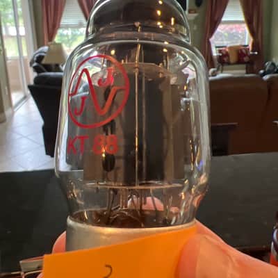 JJ Electronic KT88 Power Tube Apex Matched Quad 2010s - Clear Glass / Grey Base image 3
