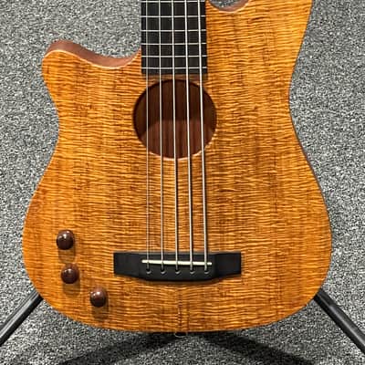 Carvin AC50L Custom USA Left Handed Fretless Acoustic Electric 5-string Bass image 1