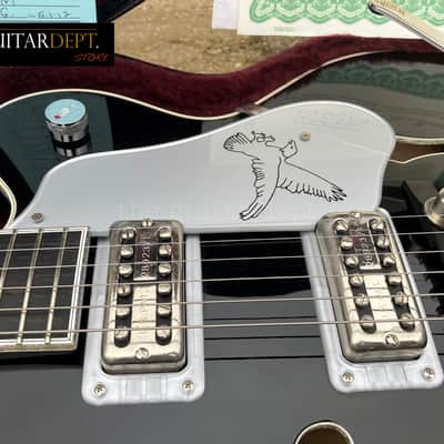 ♚AMAZING♚RARE♚ 2012 GRETSCH G-6136 SILVER FALCON ♚ Real Mother Pearl ! ♚ FULL 2.75" Depth! image 9