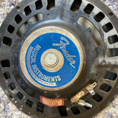 Fender “Special design” blue label speaker image 1