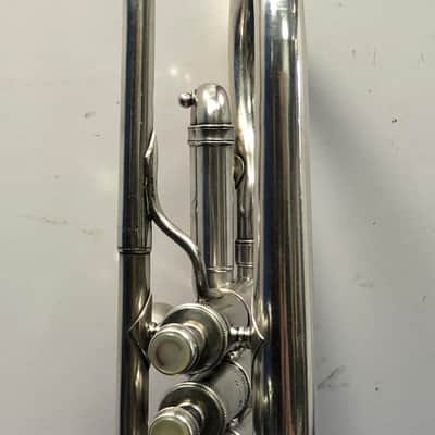 Vintage 1921 Frank Holton Clarke H-C Model Silver Bb Cornet with Original Case image 15
