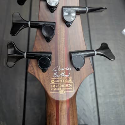 Schecter Charles Berthoud CB-5 Signature - See-Thru Black Satin - 5-String - EMG Active - Excellent image 13
