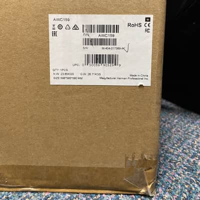 JBL AWC159-BK All Weather 15" Coaxial Passive Loudspeaker 2017 - Present - Black image 2