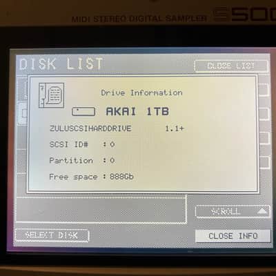 ZuluSCSI V1.2 USB-C w 1TB SD for Akai S5000/S6000 w 100+GB library image 4