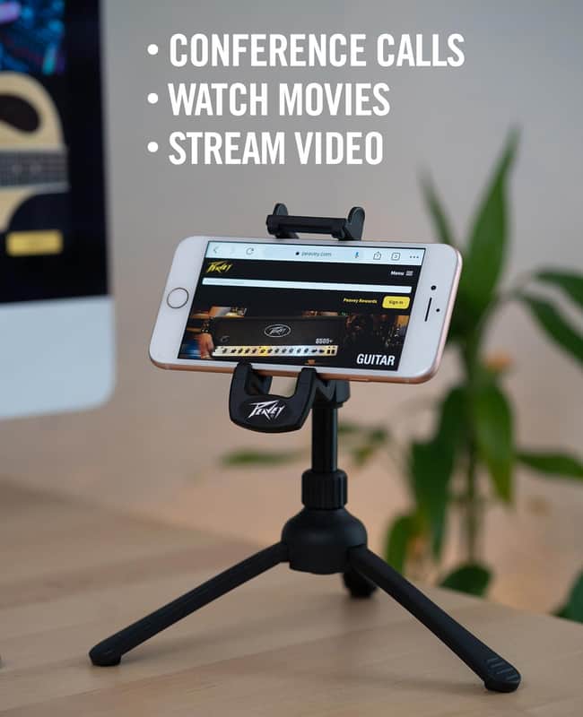 Peavey Smartphone Desktop Tripod Stand - Thumbnail 4