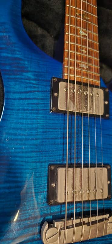 PRS Custom 22 Tremolo 10-Top 2004 - Royal Blue image 1