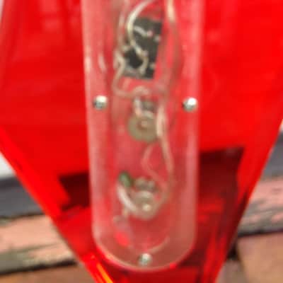 B.C. Rich Warlock Acrylic 2000 RED image 12