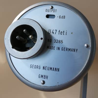 Neumann U 47 fet first serie Large Diaphragm Cardioid Condenser Microphone 1969 - 1986 - Nickel image 2