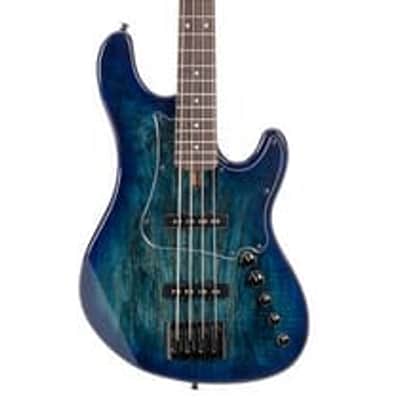 Cort GB-Fusion 4, Blue Burst, 4-String Bass image 4