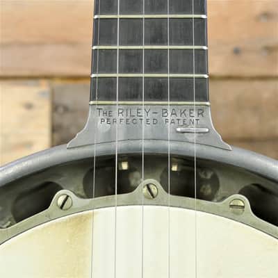 The Riley Baker Perfected Patent 5-String Banjo Zither 1897 - Aluminium Body image 2