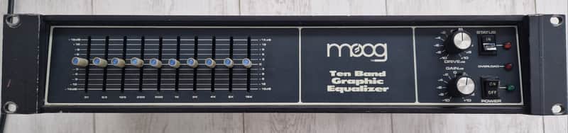 Moog MKG Ten Band Graphic Equalizer 1970s - Black image 1