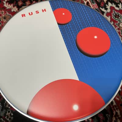 Evans Neil Peart / RUSH “Hold Your Fire” ONE & TWO 22” Bass Drum Head Set image 3