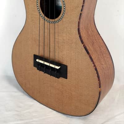 Kala KA-12-SCMH-C All Solid Cedar / Mahogany 12th Fret Concert Ukulele W/Bag image 3
