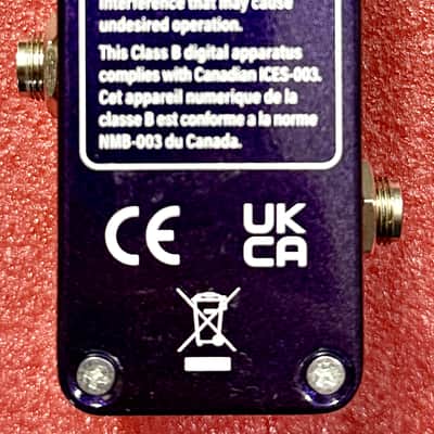 Electro-Harmonix Pico Atomic Cluster Spectral Decomposer 2025 - Present - Blue w/ Box, Manual, and 9V Plug image 4