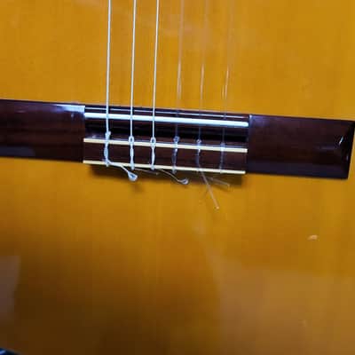 Vintage 1979 Hohner Classical HG-14 Guitar Natural  New Strings Original Soft Shell Case image 5