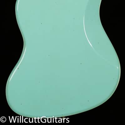 Fender Custom Shop 1962 Jaguar Journeyman Relic Painted Head Cap Surf Green (683) image 4