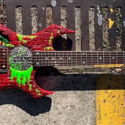 B.C. Rich Warlock Hand-painted image 10