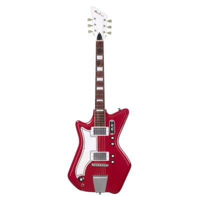 Airline Guitars Jetsons '59 2P Red LEFT-HANDED image 6