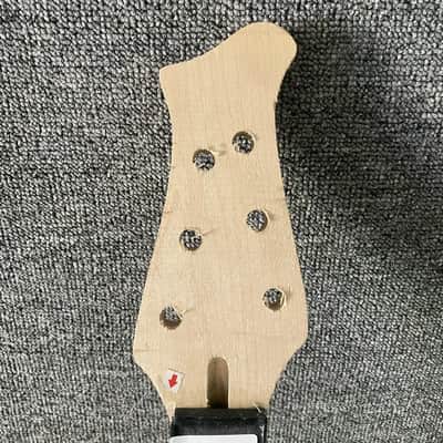 Unfinished Maple Guitar Neck with Rosewood Fingerboard, No Frets image 7