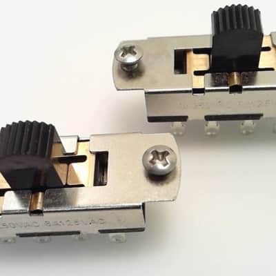 True Custom Shop® ON-ON-ON Black Slide Switch for Fender Mustang Duosonic & Jag-Stang image 2