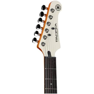 Yamaha 612VIIX Pacifica Electric Guitar, Vintage White, Open Box (Very Good) image 7