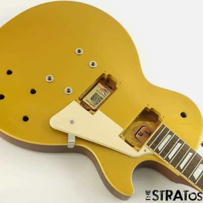 USED Epiphone Les Paul Standard 50s BODY & NECK w/ Pickguard Guitar Goldtop image 2