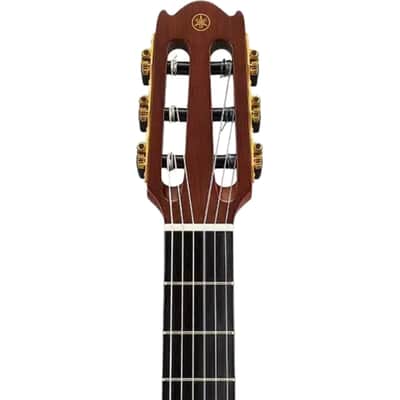Yamaha Ncx - Acoustic-Electric Classical Guitar; Solid Sitka Spruce Top; Solid Walnut Back And Sides; Mahogany Neck; Ebony Fingerboard; Atmosfeel (Undersaddle Pickup + Contact Sensor + Mic); Carry Bag;  Natural image 7