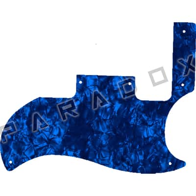 Custom Pickguard For 2019 - 2024 Made in America Gibson SG Special W/P90's - Dark Blue Pearl/Black/White/Black .090" image 1