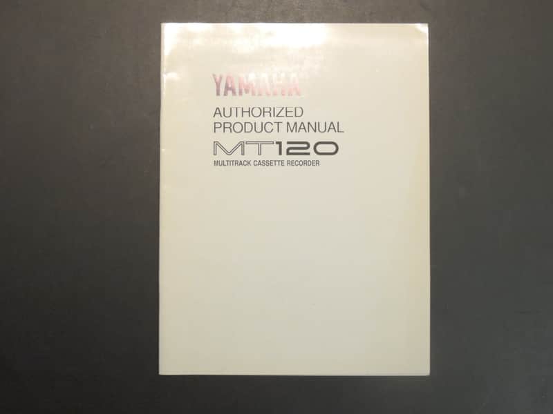 Yamaha MT120 Authorized Product Manual [Three Wave Music] image 1