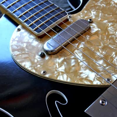 Hofner 171 Thinline 1972 Dark Brown Sunburst image 4