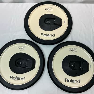 Roland CY-14C + Roland CY-15R Crash Ride V-Cymbal V Drum Trigger Roland THREE PACK image 8