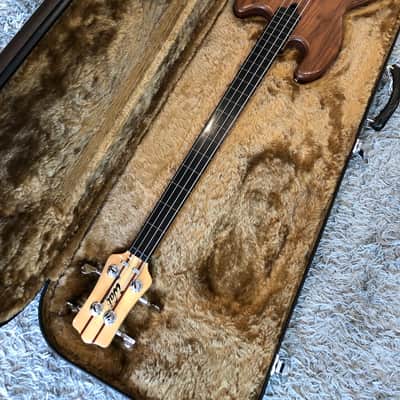 Vintage 4 String Wal MK1 Fretless Electric Bass Guitar 1986, Walnut Facings *BEAUTIFUL* image 5